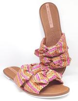Chinelo Moleca Laço Slide Feminino Sandalia Original Confort Chinelo Moleca Laço Slide Feminino Sandalia Original Confort