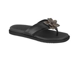 Chinelo Moleca Rasteira Feminina Flower Strass 5502.205.28088