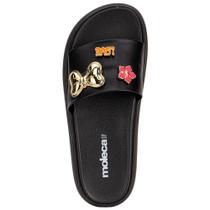 Chinelo Moleca Slide Casual Com Emoji