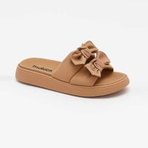 Chinelo Moleca Slide Feminino Laço