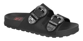 Chinelo Moleca Slide Flat Fivela 5436.402 Oferta
