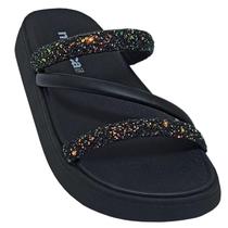 Chinelo Moleca Strass Rasteirinha Napa Maxxi Gliter Feminino