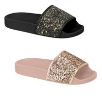 Chinelo Molekinha Infantil Feminino Slide 2311105 Glitter