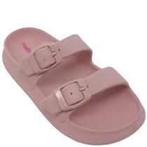 Chinelo Molekinha Menina Infantil com Fivela Dupla Cor:RosaTamanho:33/34