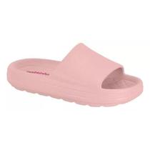 Chinelo Molekinha Slide Nuvem Conforto Rosa Claro