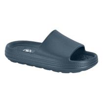 Chinelo Molekinho Macio Confortável Baixo Papete Infantil Marinho - 33/34