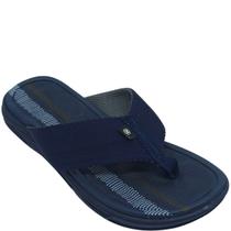 Chinelo Molekinho Menino Infantil com Listras Cor:Marinho/CinzaTamanho:31 Chinelo Molekinho Menino Infantil com Listras Cor:Marinho/CinzaTamanho:31