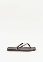 Chinelo Monograma Marca Lança Perfume 35 37 39 Marrom tamanho:35