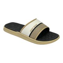 Chinelo Mormaii Quiver Pro 11406 Bege/Branco/Preto