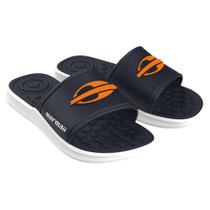 Chinelo Mormaii Quiver Pró Gáspea Adulto- Azul/ Laranja