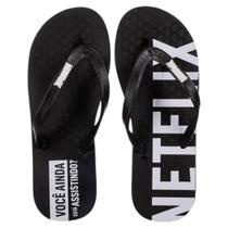 Chinelo Netflix Chill Masculino Preto Chinelo Netflix Chill Masculino Preto