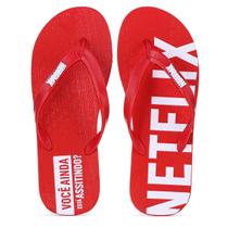 Chinelo Netflix Vermelho - Masculino