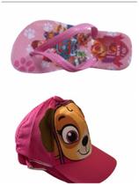 Chinelo nova estampa mais bone skye . Ou apenas chinelos da skye , novidade para sua filha