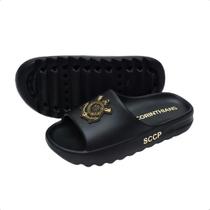 Chinelo Nuvem Corinthians Slide Oficial Licenciado