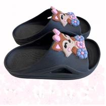 Chinelo Nuvem Feminino com enfeite de Raposa Look Divertido para as pequenas Chinelo Nuvem Feminino com enfeite de Raposa Look Divertido para as pequenas