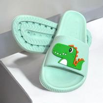 Chinelo Nuvem Infantil Dinossauro Menino Slide Confortável Macio Flexível Antiderrapante Chinelo Nuvem Infantil Dinossauro Menino Slide Confortável Macio Flexível Antiderrapante