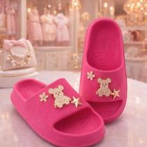 Chinelo Nuvem Infantil Menina Luxo Sandalia Papete Criança Menina Brilho Pinjentes Sortidos Chinelo Nuvem Infantil Menina Luxo Sandalia Papete Criança Menina Brilho Pinjentes Sortidos
