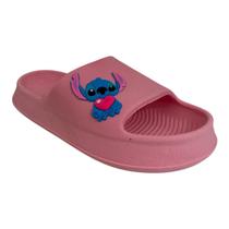 Chinelo Nuvem Lilo Stich Rosa Lilas Leve Macio Confortavel