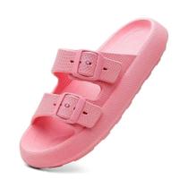 Chinelo Nuvem Slide Feminino Fivela Com Regulagem Sola Microexpandida Confortavel e Resistente