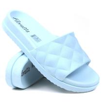 Chinelo Nuvem Slide Flexivel Conforto Feminino Branco