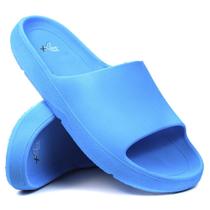 Chinelo Nuvem Slide Unisex Leve Confortável Antiderrapante Azul
