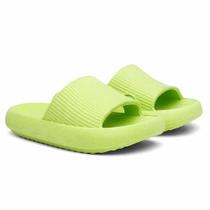 Chinelo Nuvem Slide Unissex Conforto Ergonômico Flexivel Babi Verde