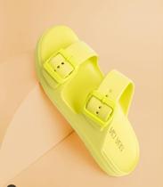 Chinelo Nuvem SUA CIA Amarelo 37/38 com fivela confortável - AMARELO