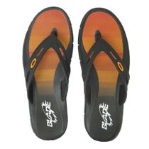 Chinelo Oakley Operative Blade Preto e Laranja