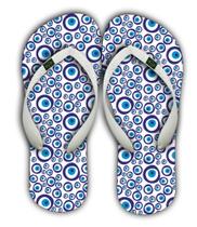 Chinelo Olho Grego Simples Azul