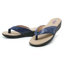 Chinelo Ortopédico Anatômica Para Esporão Anabela Couro Conforto RF215