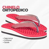 Chinelo ortopedico feminino e masculino massageador tamanho 33 ao 42