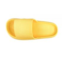 Chinelo Ortopédico Fly Feet Nuvem Macia Leve Confortável Amarelo