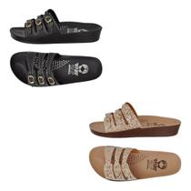 chinelo ortopédico KIT 2 PARES feminino casual anti stress esporão confortavel 33 ao 40