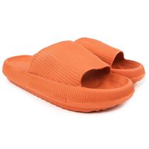 Chinelo Ortopédico Ortho Pauher Fly Feet Nuvem Slide Laranja