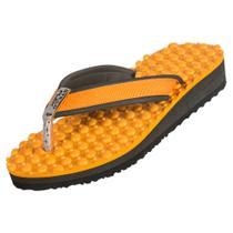Chinelo Ortopédico Para Esporão e Fascite Plantar Massageador Stilloflex Laranja