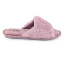 Chinelo Pantufa Fem Leffa 859 Rose inverno aberto