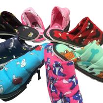 Chinelo Pantufa Feminino Estampas Variadas 37/38