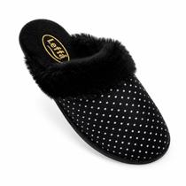 Chinelo Pantufa Feminino Leffa Confortável Peluciada 559 - Chinelo Pantufa Feminino Leffa Confortável Peluciada 559 -