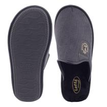Chinelo Pantufa Masculina Leffa 865 Microfibra Preta