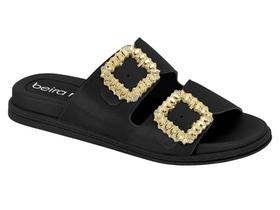 Chinelo Papete Beira Rio Conforto Tiras Com Fivela 8528 102