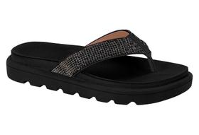 Chinelo Papete de Dedo Feminino Vizzano com Strass