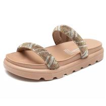 Chinelo Papete em Tiras com Strass Conforto Brilho Vizzano