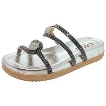 Chinelo Papete Feminino Flatform Chique Social Cacci