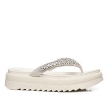 Chinelo Papete Pegada Feminino Cristal com Tira Strass 234455-01 Chinelo Papete Pegada Feminino Cristal com Tira Strass 234455-01