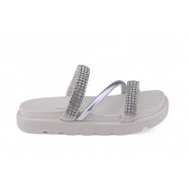 Chinelo Papete Slide Feminino Vizzano 6459.133 Strass