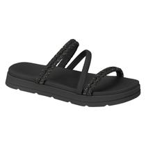 Chinelo Papete Slide Moleca Tiras Trança Strass Brilhos Flat Chinelo Papete Slide Moleca Tiras Trança Strass Brilhos Flat