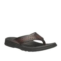 Chinelo Pegada Couro Masculino Ultraleve Estilo Moderno -
