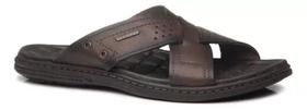 Chinelo Pegada De Couro Legítimo Anatômico Super Leve e Confortável Masculino 131222 -02 (65641)