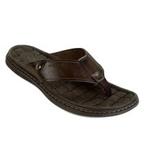 Chinelo Pegada Em Couro Casual Confort Masculino Ad 131281-01