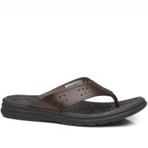 Chinelo Pegada em Couro - Masculino